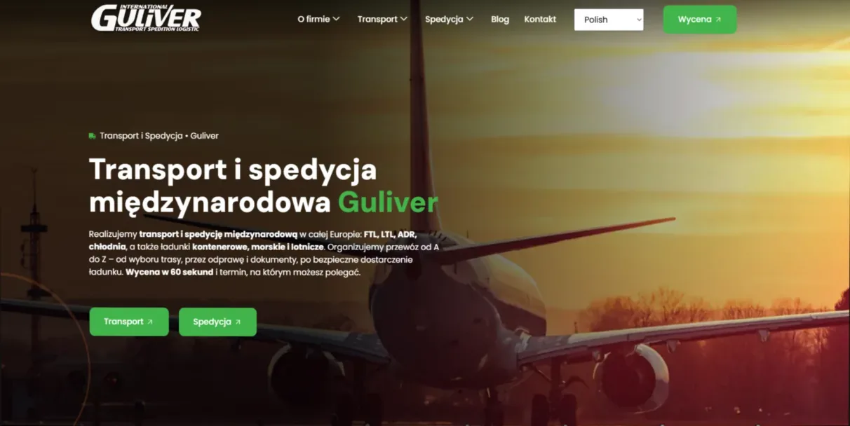 Strona główna: Guliver Transport