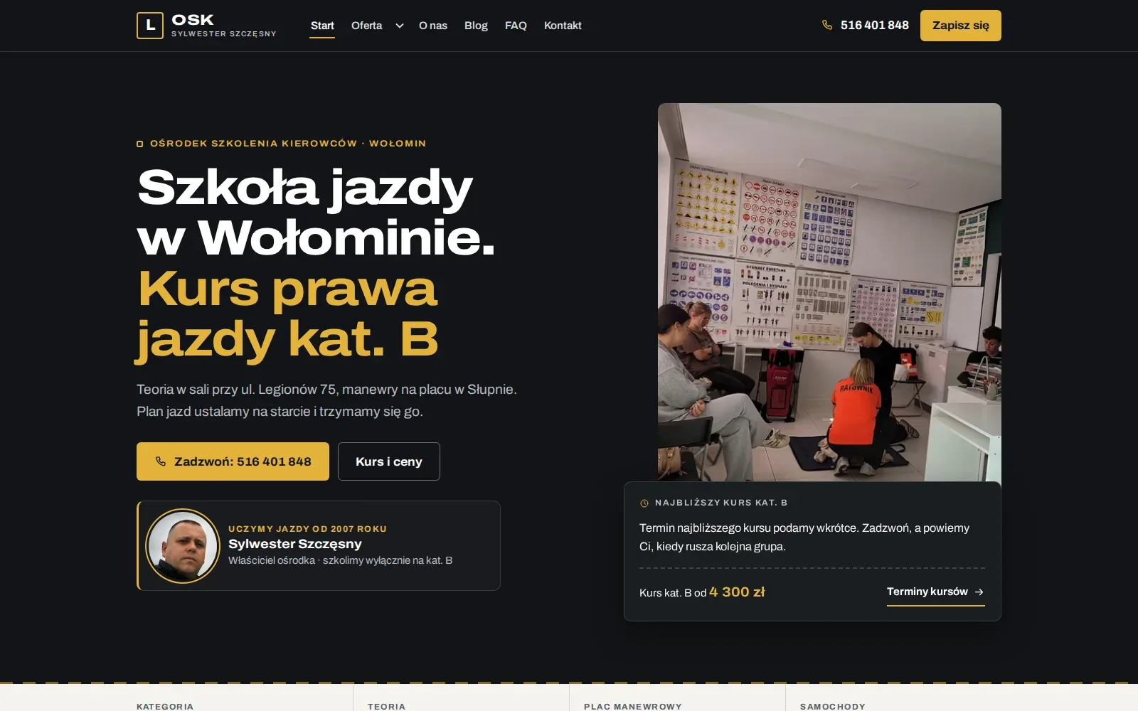 Strona: OSK Szczęsny