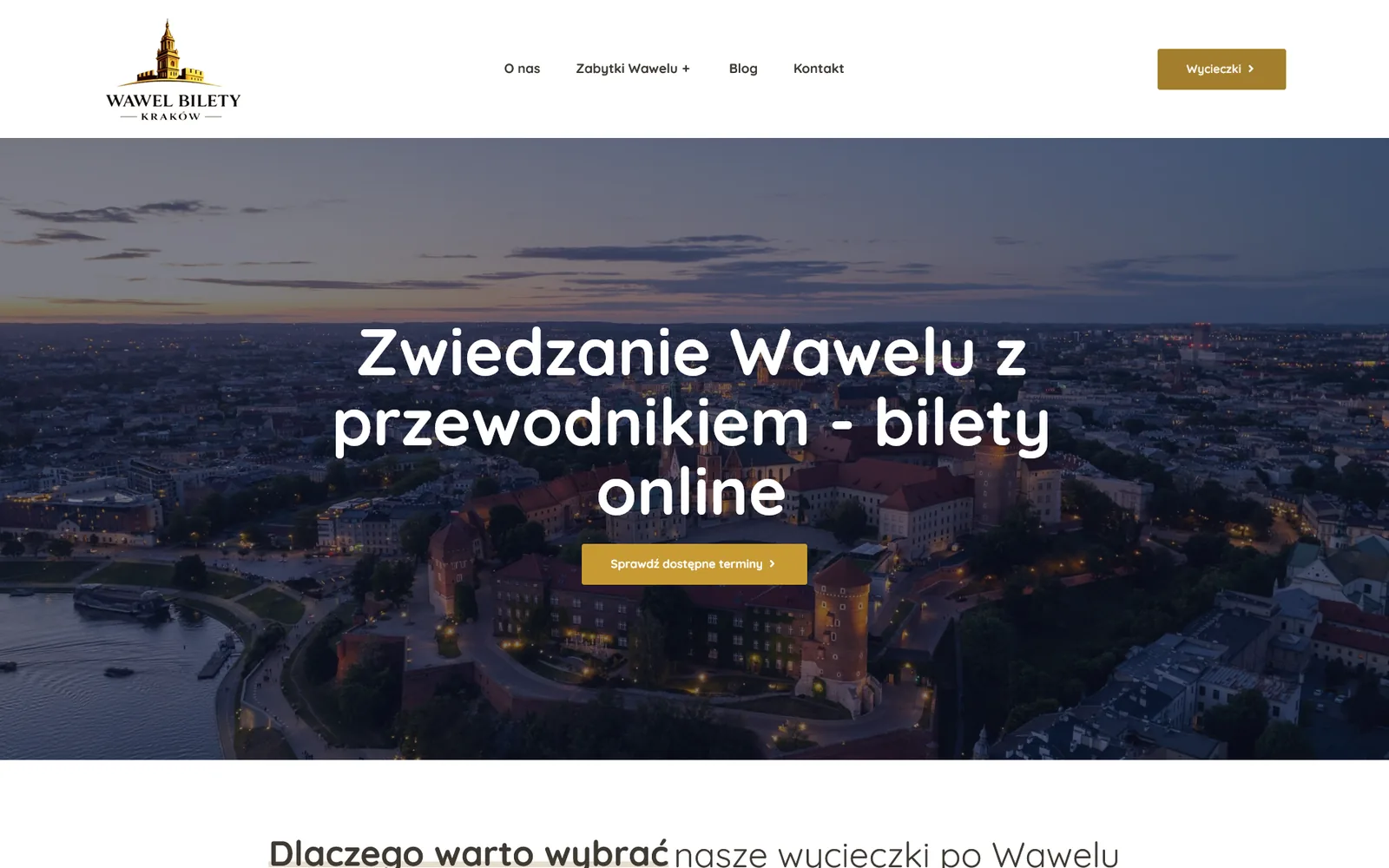 Strona: Wawel Bilety Kraków