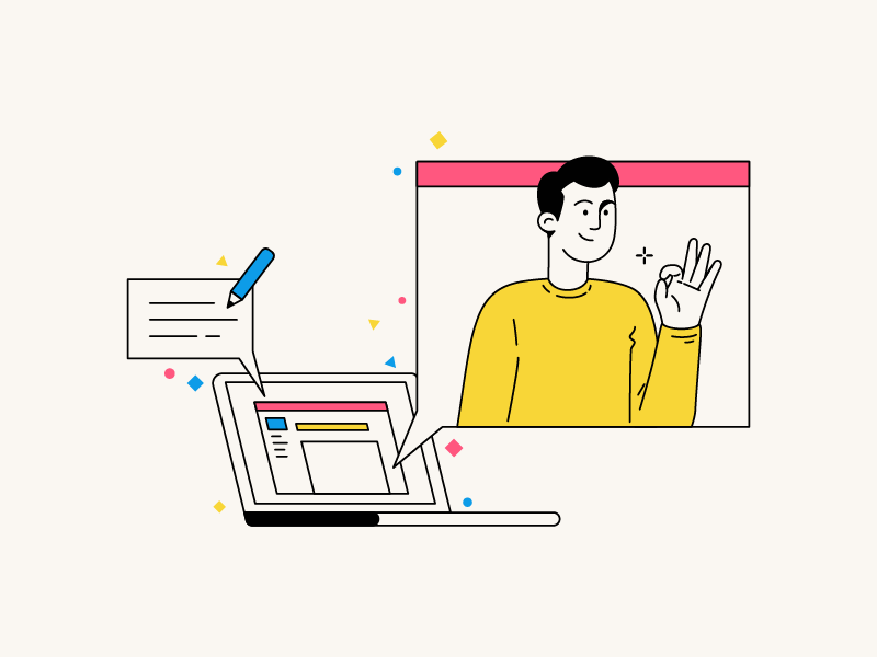 Ilustracja przedstawiająca błędy UX w tworzeniu stron www